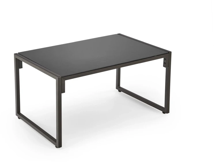 Zestaw mebli ogrodowych Shark sofa fotele ława na taras ciemny brąz/cappuccino