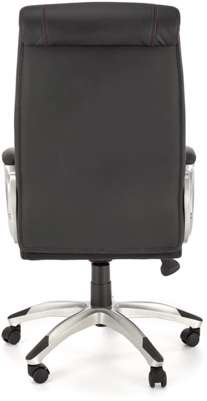 Fotel obrotowy Thomas gabinetowy z perforowaną eco skórą do biura czarny