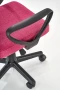 Fotel obrotowy Timmy 52 cm z siatką do pokoju młodzieżowego różowy
