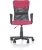 Fotel obrotowy Timmy 52 cm z siatką do pokoju młodzieżowego różowy