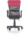 Fotel obrotowy Timmy 52 cm z siatką do pokoju młodzieżowego różowy