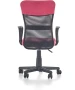 Fotel obrotowy Timmy 52 cm z siatką do pokoju młodzieżowego różowy