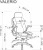 Fotel obrotowy Valerio wygodny z tkaniny i eco skóry do biura czarny/popielaty
