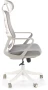 Fotel obrotowy Vesuvio 2 ergonomiczny nowoczesny do biura popielaty/biały