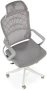 Fotel obrotowy Vesuvio 2 ergonomiczny nowoczesny do biura popielaty/biały