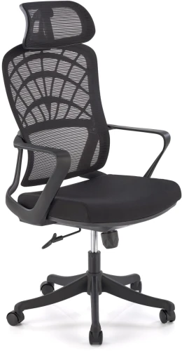 Fotel obrotowy Vesuvio ergonomiczny nowoczesny do biura czarny