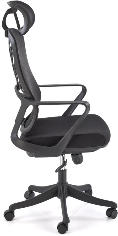 Fotel obrotowy Vesuvio ergonomiczny nowoczesny do biura czarny