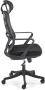 Fotel obrotowy Vesuvio ergonomiczny nowoczesny do biura czarny