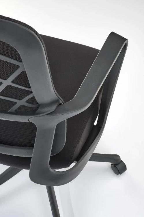 Fotel obrotowy Vesuvio ergonomiczny nowoczesny do biura czarny