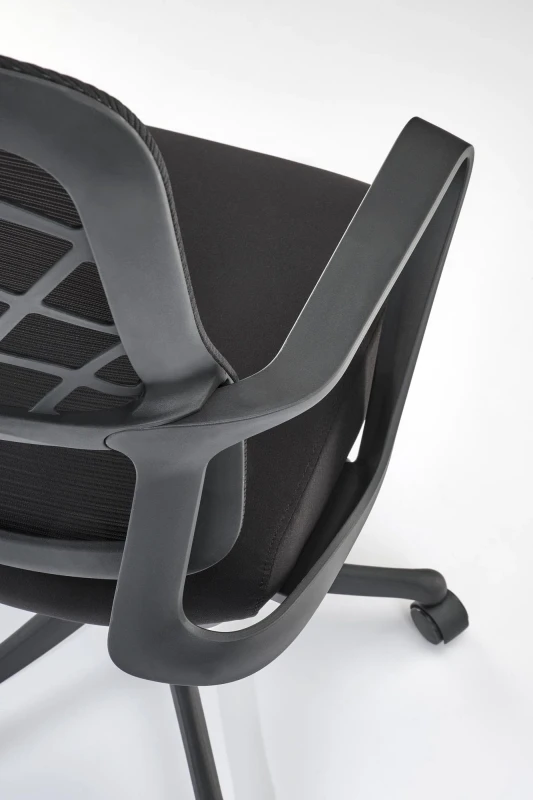 Fotel obrotowy Vesuvio ergonomiczny nowoczesny do biura czarny