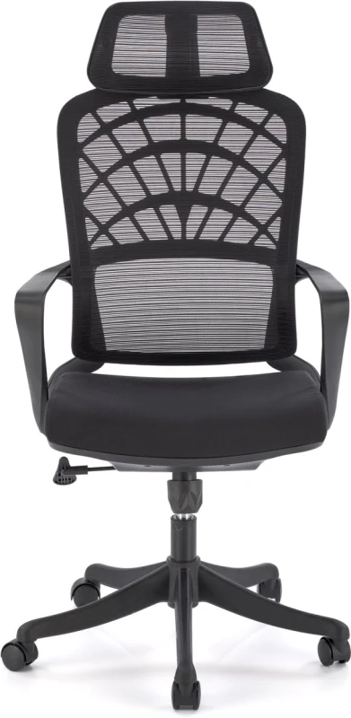 Fotel obrotowy Vesuvio ergonomiczny nowoczesny do biura czarny