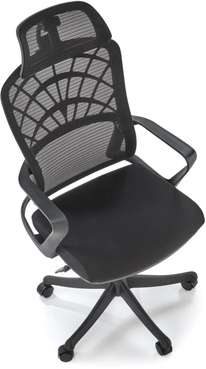 Fotel obrotowy Vesuvio ergonomiczny nowoczesny do biura czarny