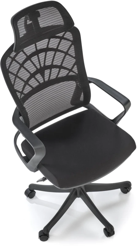 Fotel obrotowy Vesuvio ergonomiczny nowoczesny do biura czarny