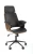 Fotel gabinetowy Weber orzechowy / czarny