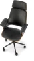 Fotel gabinetowy Weber orzechowy / czarny