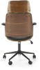 Fotel gabinetowy Weber orzechowy / czarny
