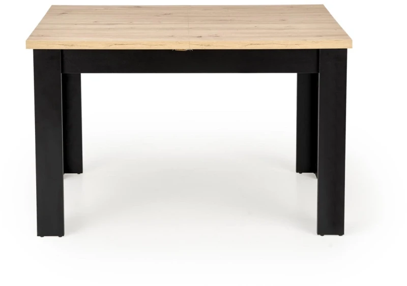 Stół rozkładany Bagio 120-160 cm dąb artisan/czarny