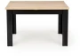 Stół rozkładany Bagio 120-160 cm dąb artisan/czarny