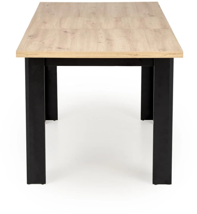 Stół rozkładany Bagio 120-160 cm dąb artisan/czarny