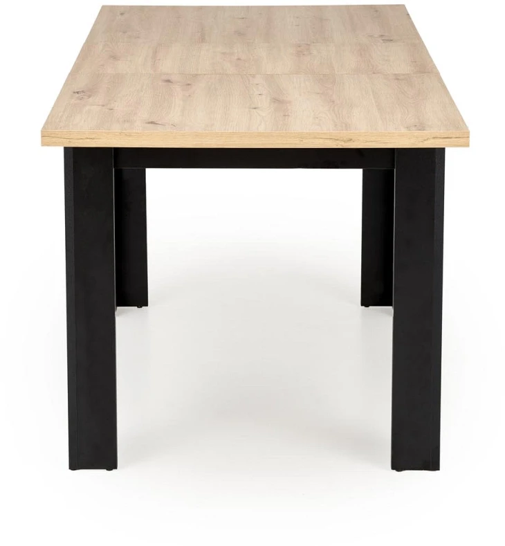 Stół rozkładany Bagio 120-160 cm dąb artisan/czarny