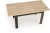 Stół rozkładany Bagio 120-160 cm dąb artisan/czarny