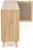 Komoda BORNEO KM-1 dąb artisan/czarny