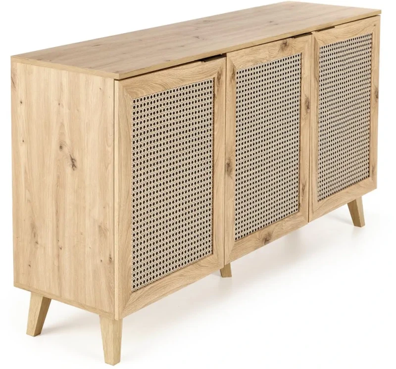 Komoda BORNEO KM-1 dąb artisan/czarny