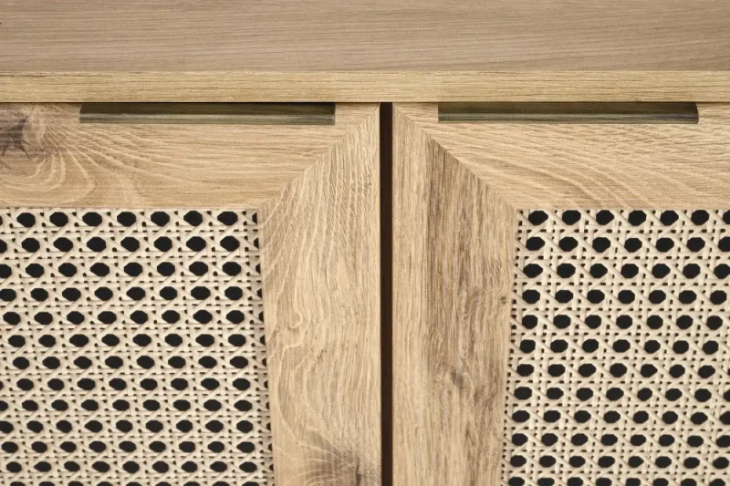 Komoda BORNEO KM-1 dąb artisan/czarny