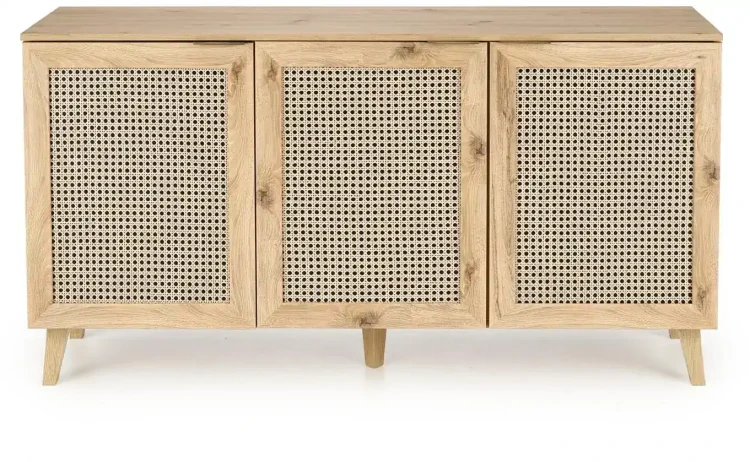 Komoda BORNEO KM-1 dąb artisan/czarny