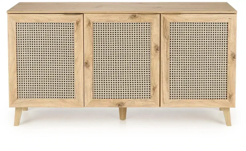 Komoda BORNEO KM-1 dąb artisan/czarny