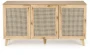 Komoda BORNEO KM-1 dąb artisan/czarny