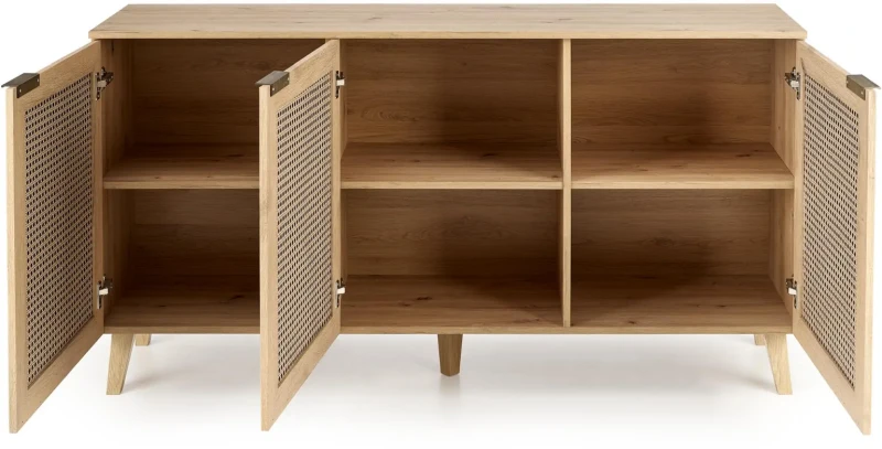 Komoda BORNEO KM-1 dąb artisan/czarny