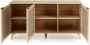 Komoda BORNEO KM-1 dąb artisan/czarny