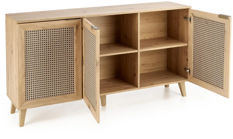 Komoda BORNEO KM-1 dąb artisan/czarny