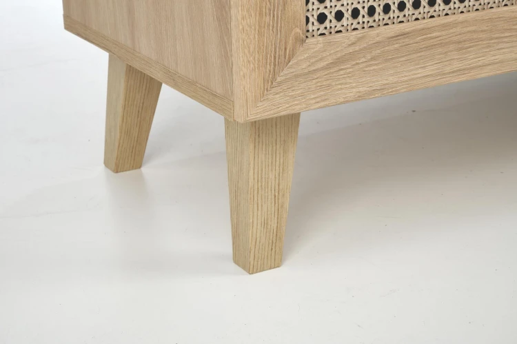 Komoda BORNEO KM-2 80 cm dąb artisan/czarny