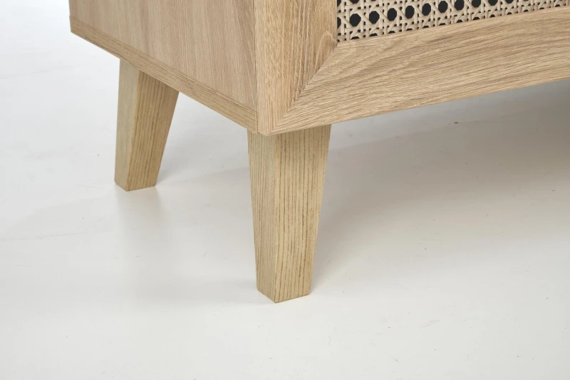 Komoda BORNEO KM-2 80 cm dąb artisan/czarny