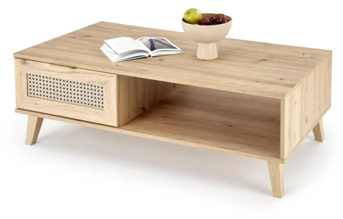 Ława stolik Borneo LAW-1 dąb artisan/czarny