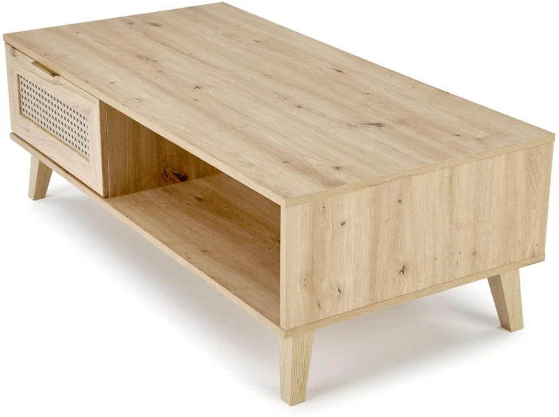 Ława stolik Borneo LAW-1 dąb artisan/czarny