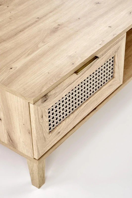 Ława stolik Borneo LAW-1 dąb artisan/czarny