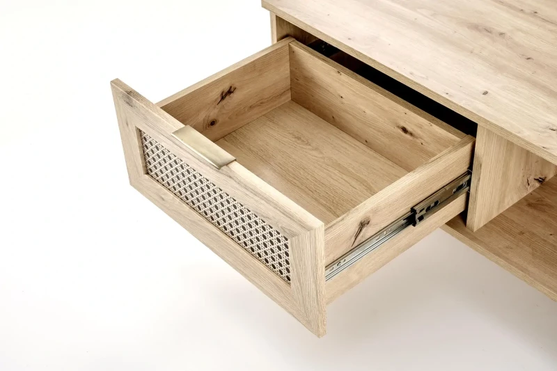 Ława stolik Borneo LAW-1 dąb artisan/czarny