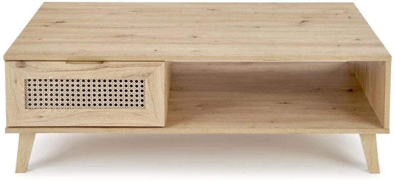 Ława stolik Borneo LAW-1 dąb artisan/czarny