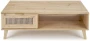 Ława stolik Borneo LAW-1 dąb artisan/czarny