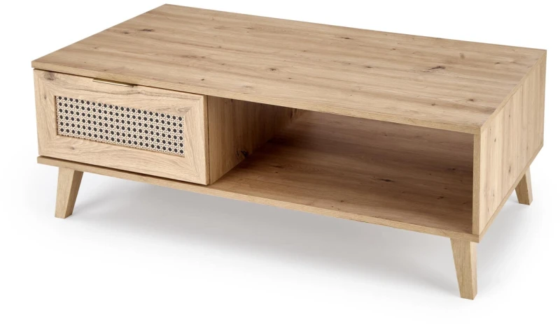 Ława stolik Borneo LAW-1 dąb artisan/czarny