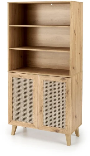 Regał Borneo REG-1 80 cm dąb artisan/czarny