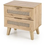 Szafka nocna Borneo SN-1 dąb artisan/czarny