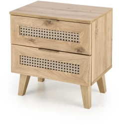 Szafka nocna Borneo SN-1 dąb artisan/czarny