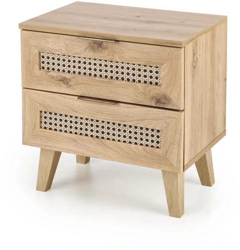 Szafka nocna Borneo SN-1 dąb artisan/czarny