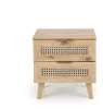 Szafka nocna Borneo SN-1 dąb artisan/czarny
