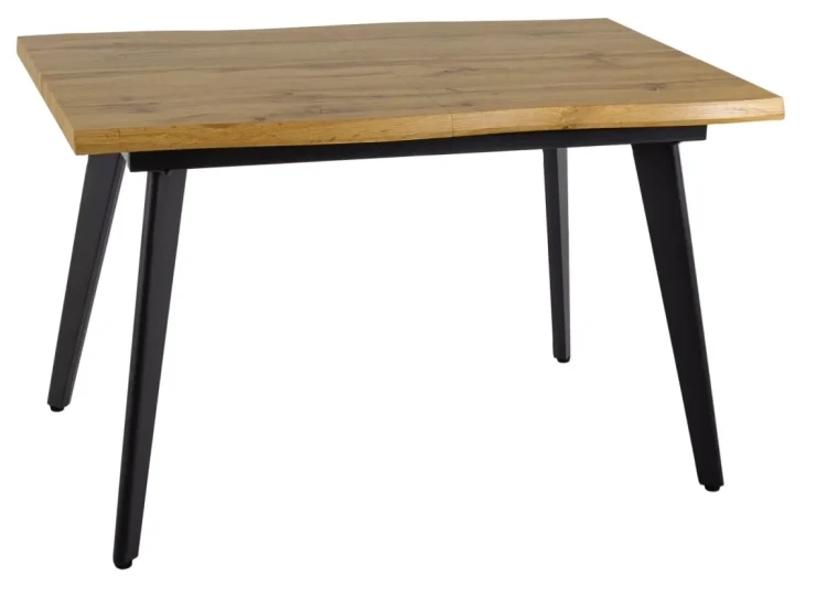 Stół rozkładany Fresno do jadalni 120-180 cm dąb artisan/czarny