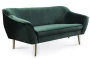 Sofa tapicerowana Grace III w stylu skandynawskim zielona